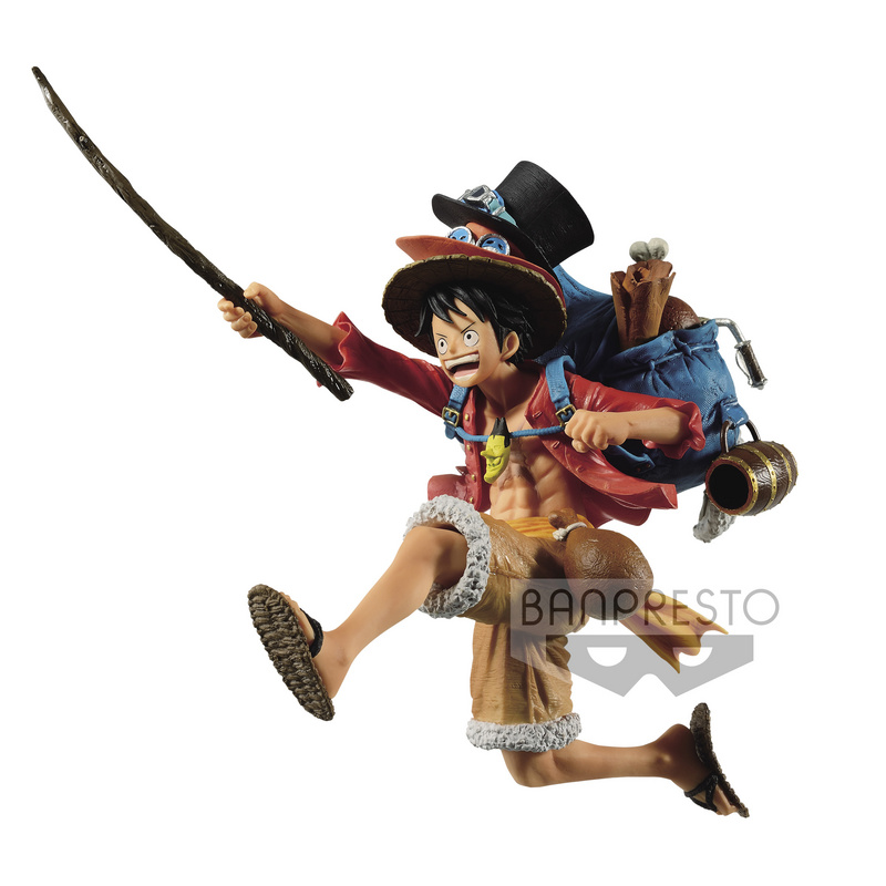 Monkey D. Ruffy - Special Launch Three Brothers Figur A - Banpresto