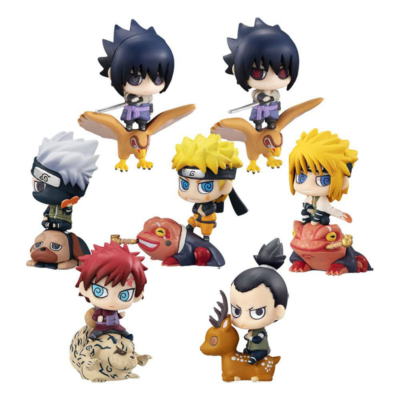 Naruto Shippuden - Petit Chara Land Sammelfiguren Set (New Color!) -MegaHouse