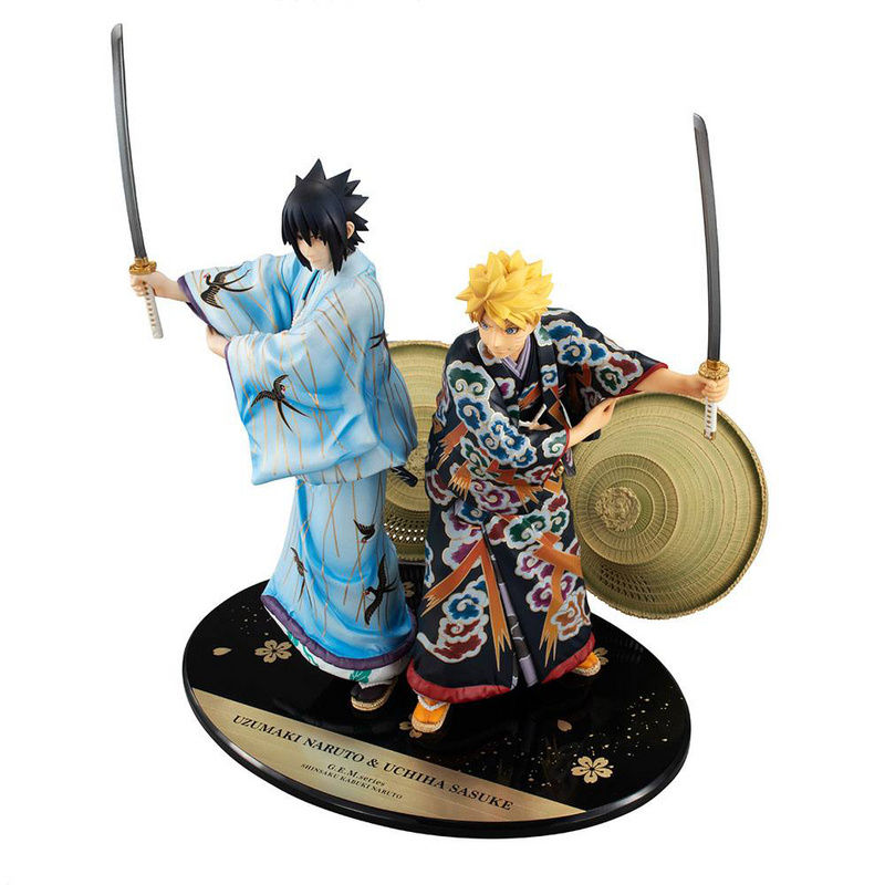 Naruto Uzumaki und Sasuke Uchiha - Kabuki Edition Doppelset - Megahouse G.E.M.