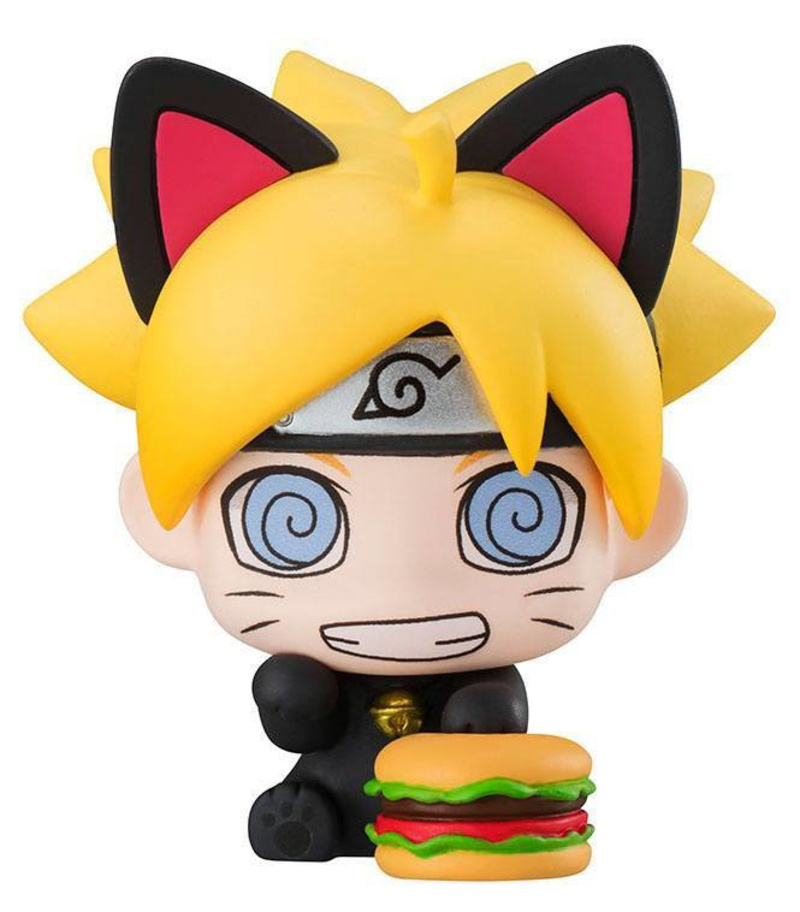 Naruto und Boruto Uzumaki - Oyaki Manekineko Dattebasa - Megahouse Figurenset