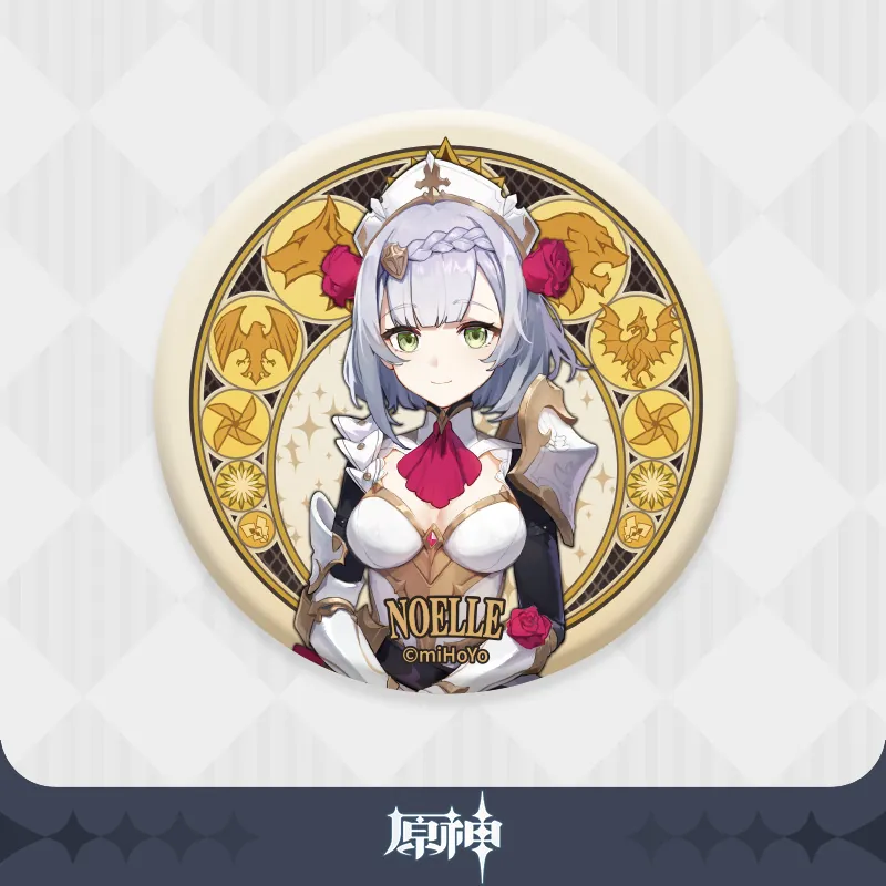 Noelle - Genshin Impact - Mondstadt Series Chara Can Badge