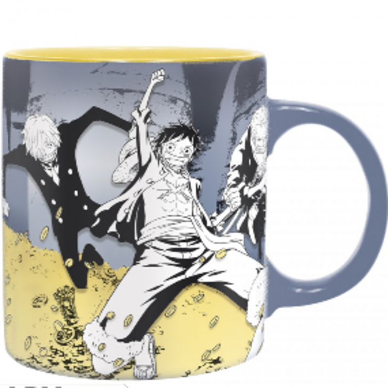 ONE PIECE - 320 ml Tasse - Ruffy's Crew mit Schatz - AbyStyle