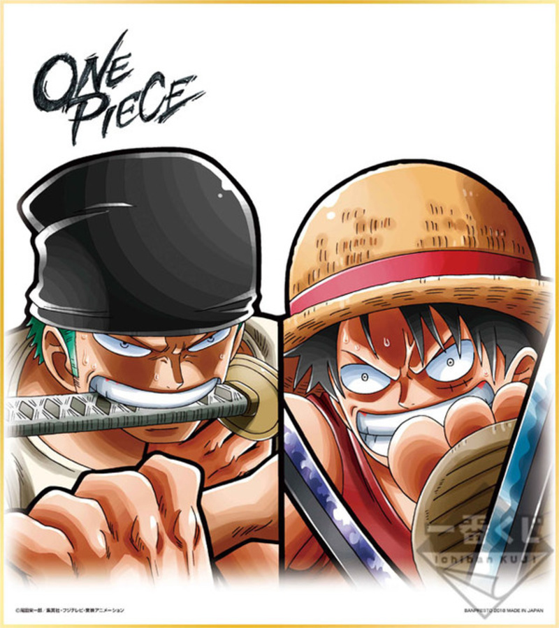 One Piece - Battle Selection - Ichiban Kuji - C - Shikishi - Banpresto