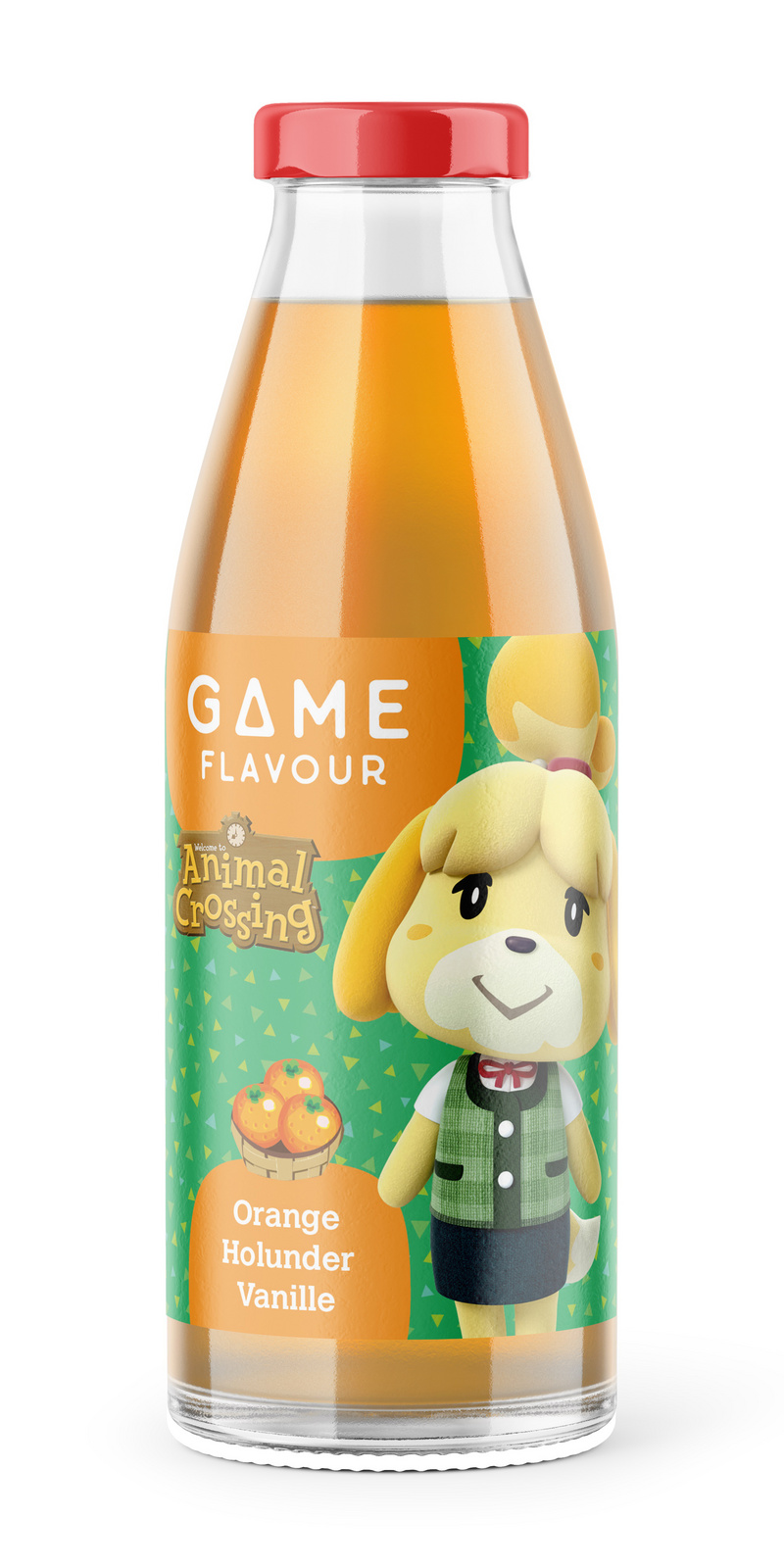 Orange, Holunder, Vanille (Melinda) - Game Flavour: Animal Crossing - Fruchttee - AQVAMI