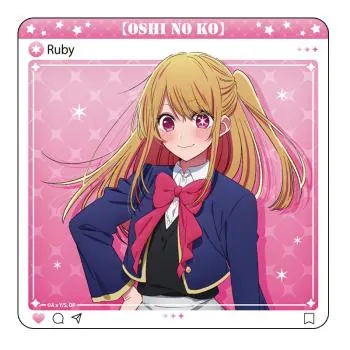 Ruby Hoshino - Oshi no Ko - Gummimatten Untersetzer - Seasonal Plants