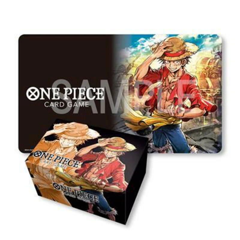 Spielmatte und Deckbox Set - Monkey D. Ruffy - One Piece Card Game