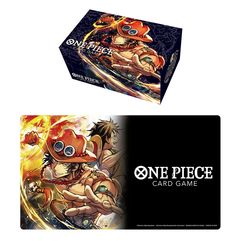 Spielmatte und Deckbox Set - Portgas D. Ace - One Piece Card Game