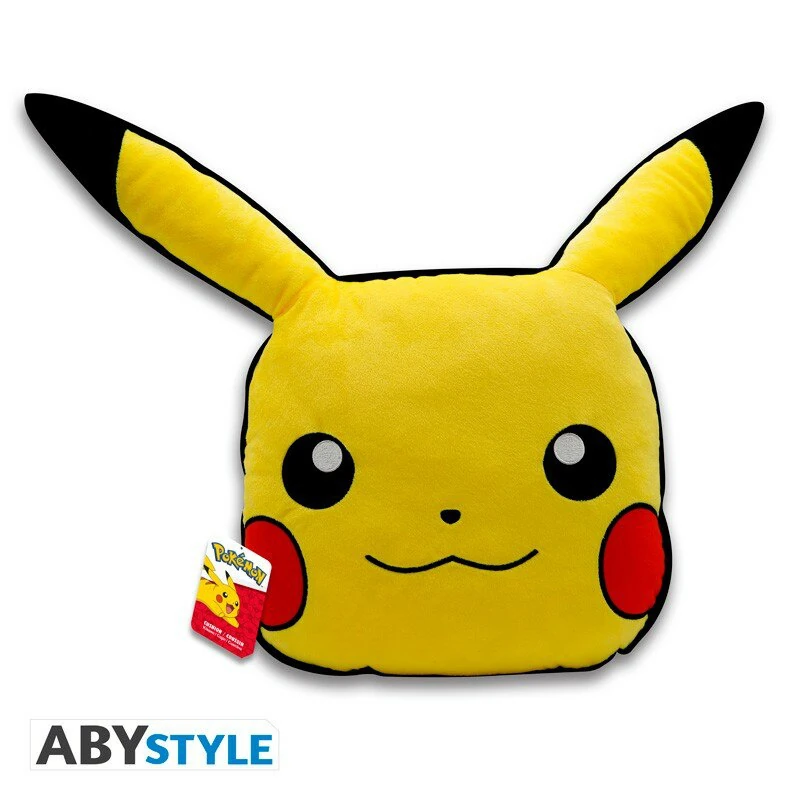 Pikachu Kopf - Pokémon - Plüschkissen - AbyStyle