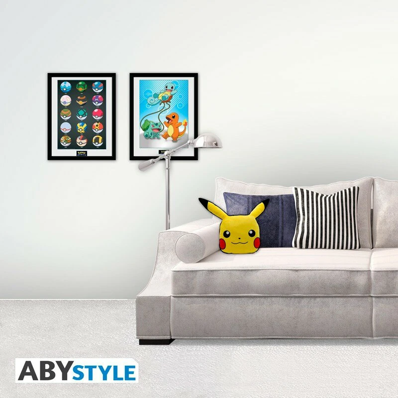 Pikachu Kopf - Pokémon - Plüschkissen - AbyStyle