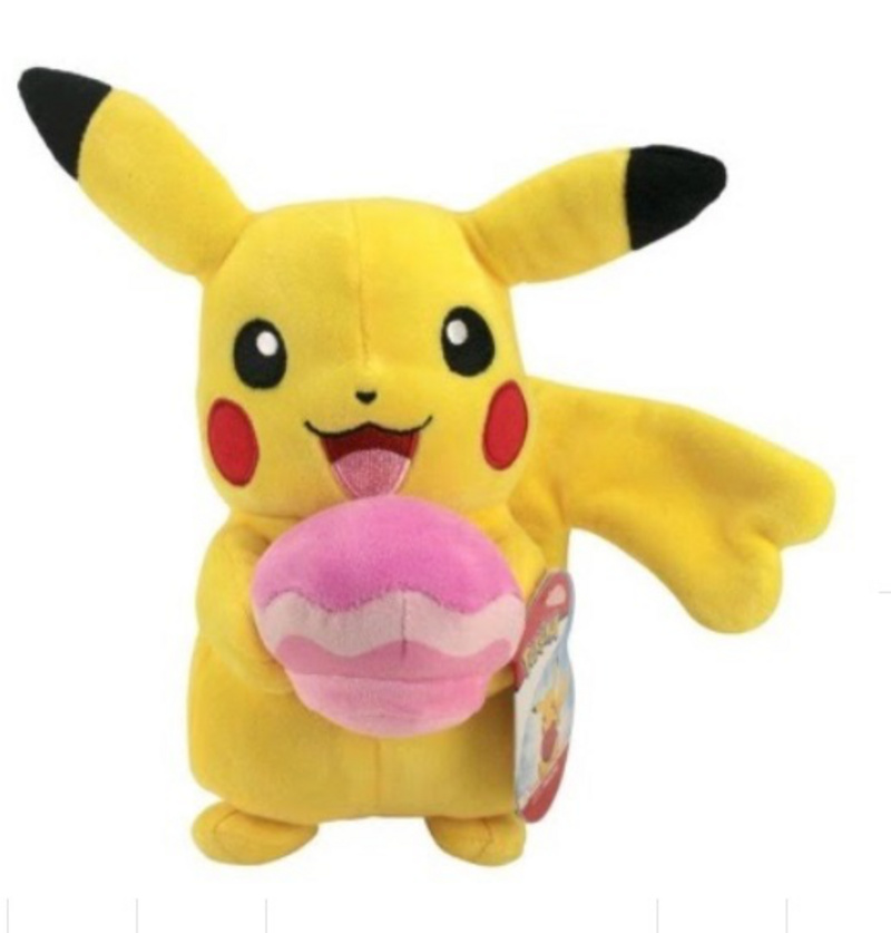 Pikachu - Pokémon Plüschtier mit Cupcake - 20 cm