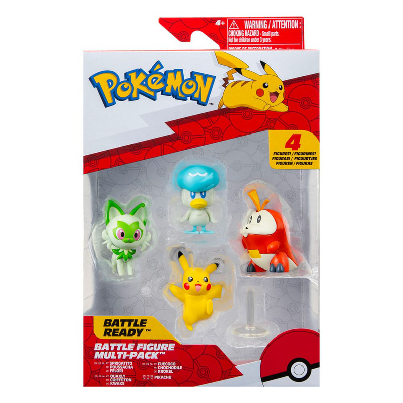 Pokémon Gen IX - Battle Figure Set 4er-Pack - Jazwares