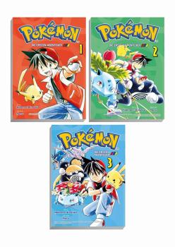 Pokémon: Manga Pack 1 - Panini - Bundle 1: Rot, Grün und Blau