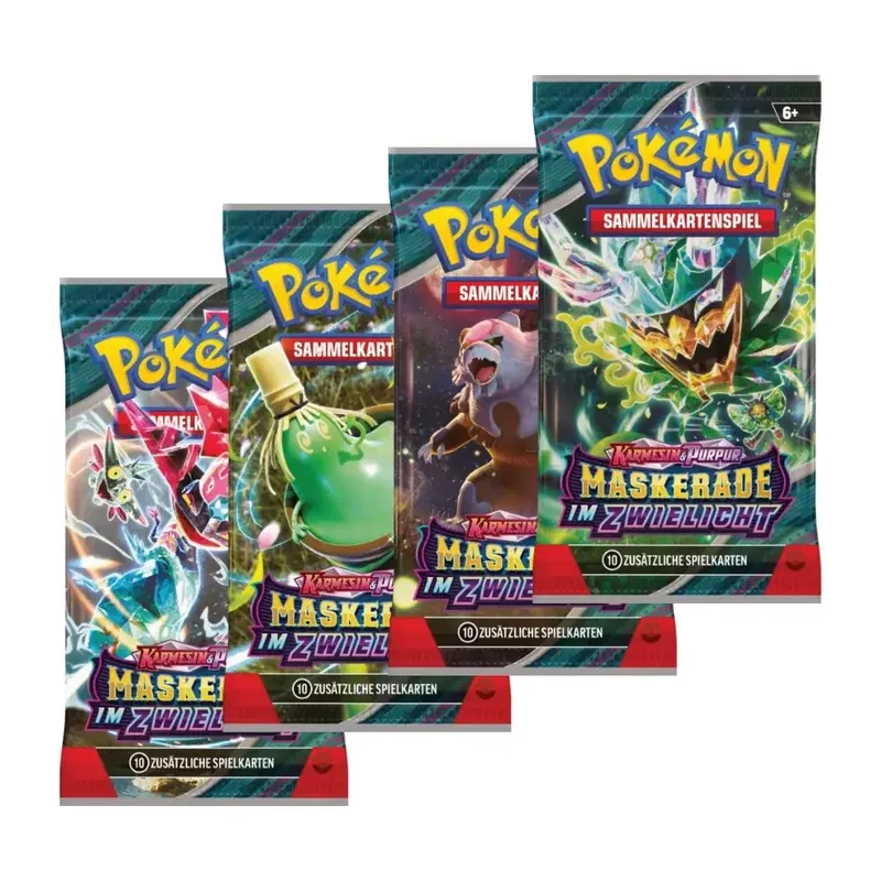 Pokemon TCG - Karmesin & Purpur - Maskerade im Zwielicht - Booster - DE