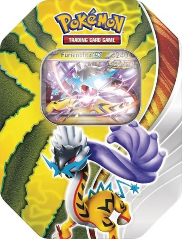 Pokemon TCG - Tin Box: Furienblitz-ex (Sammelkartenspiel, deutsch)