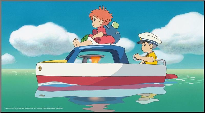 Ponyo und Sosuke - Ponyo Holzdruck - Semic