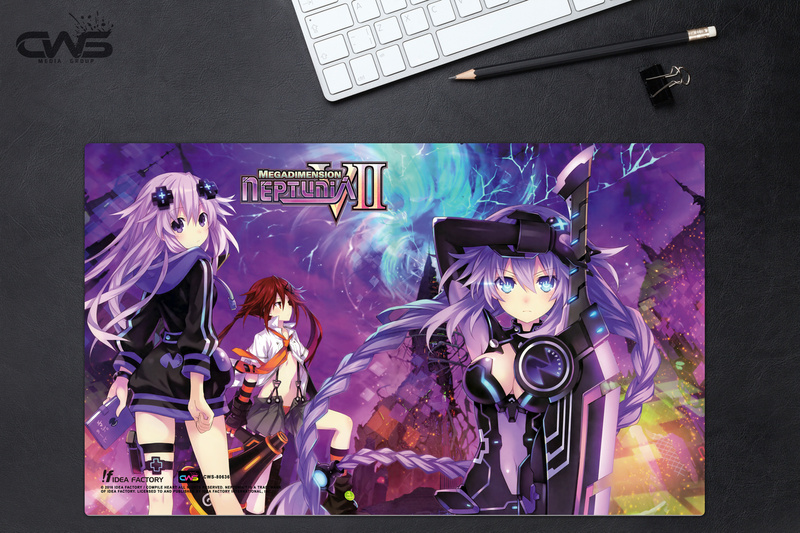 Purple Heart/ Neptune & Uzume - Schreibtischunterlage - Hyperdimension Neptunia - 80636