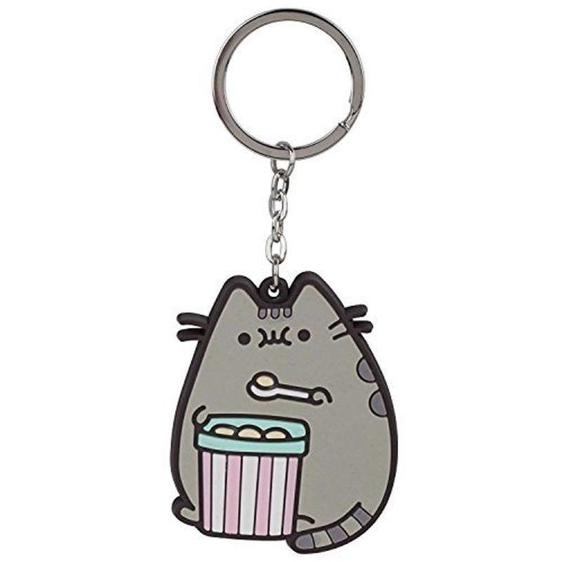 Pusheen Gummi-Schlüsselanhänger - Popcorn