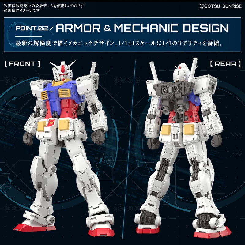 RX-78-2 Gundam Ver. 2.0 - RG 1/144 Modelkit - Bandai Spirits