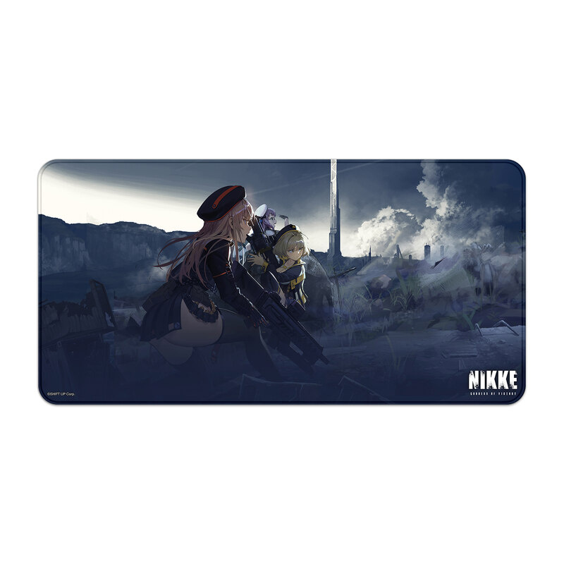 Rapi, Anis & Neon (hiding) - Goddess of Victory: Nikke - Mousepad (80 x 40 cm)- Sakami