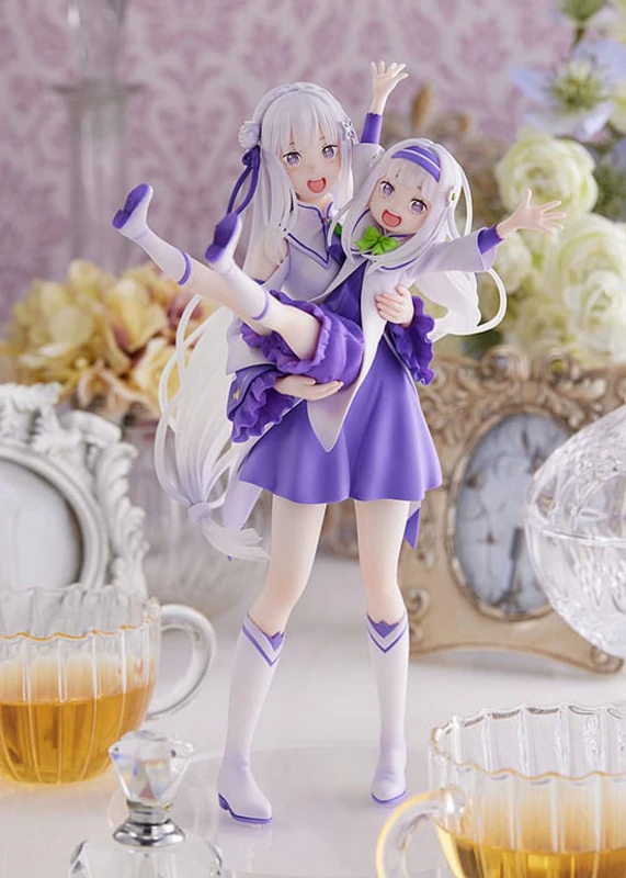 Emilia & Childhood Emilia - Re:Zero - Statue 1/7 - Sega