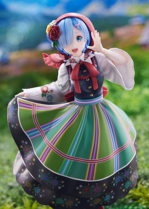 Rem - Re:Zero - Statue 1/7 - Country Dress Ver. - Furyu