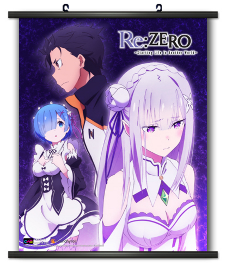 Rem, Emilia & Subaru - Wallscroll - Re:Zero - 21470 