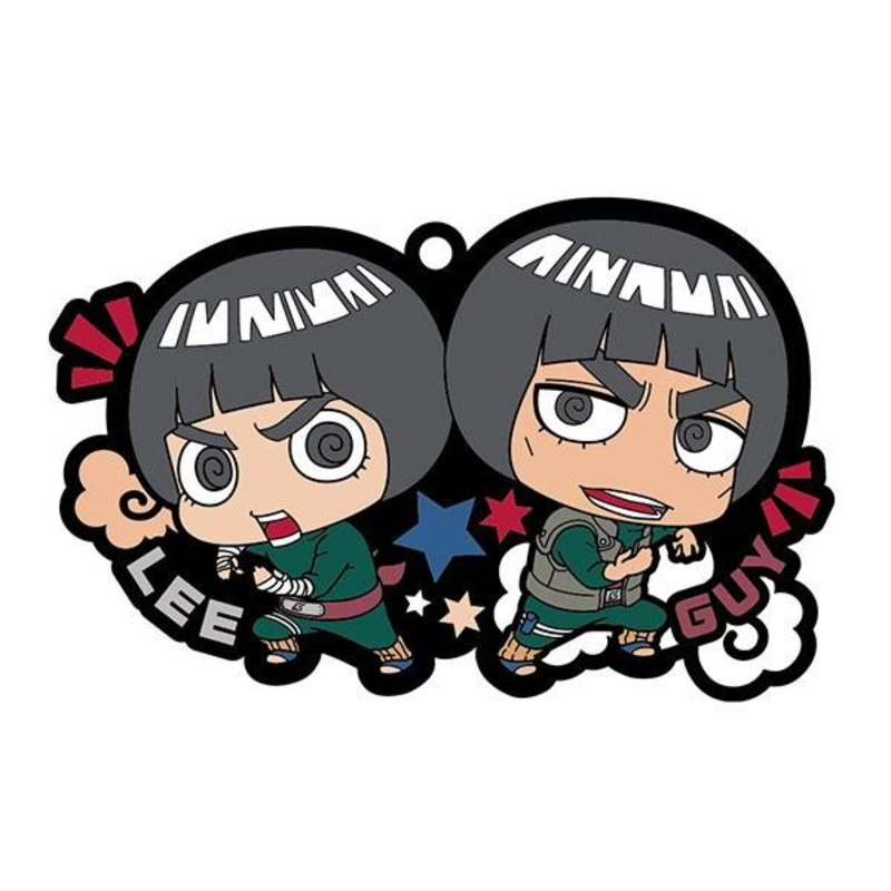 Rock Lee und Might Guy - Naruto Buddy Collection Gummianhänger