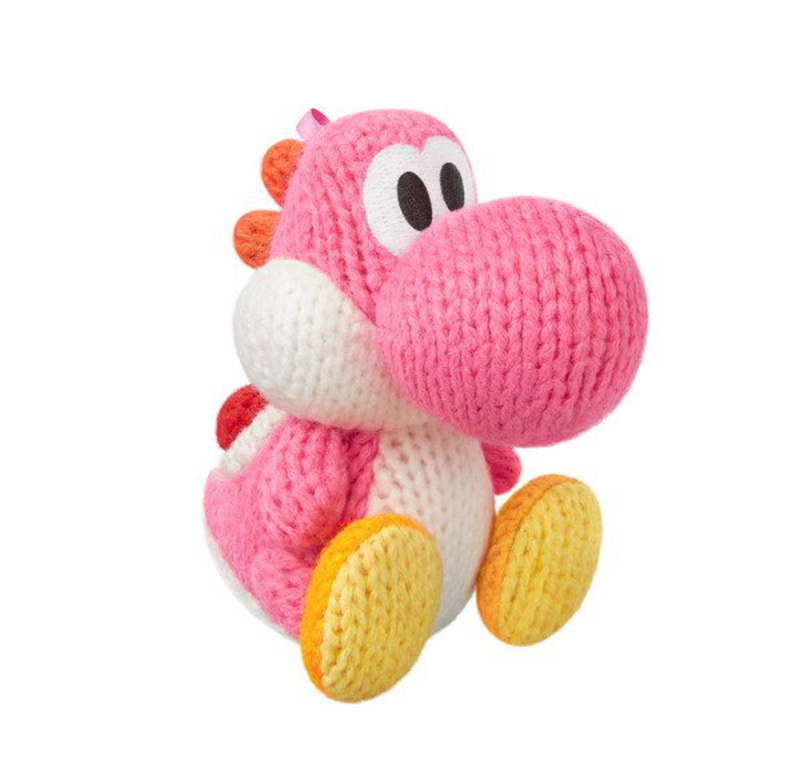 Rosafarbener Woll-Yoshi - Nintendo amiibo - Yoshi's Woolly World Collection 