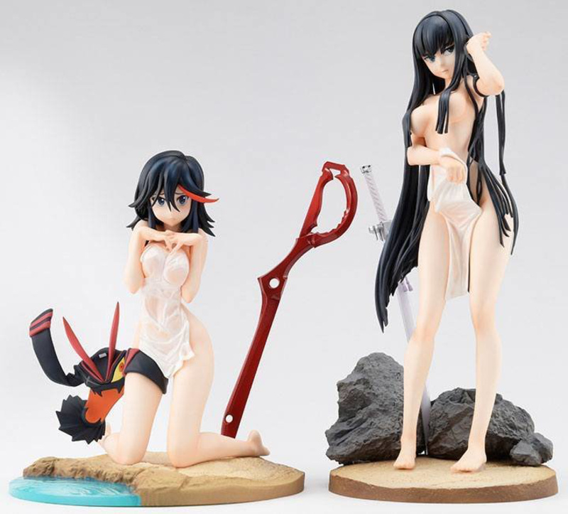 Ryuko Matoi und Satsuki Kiryuin  Set - Kill la Kill Onsen Sanmai   Amakuni / Hobby Japan