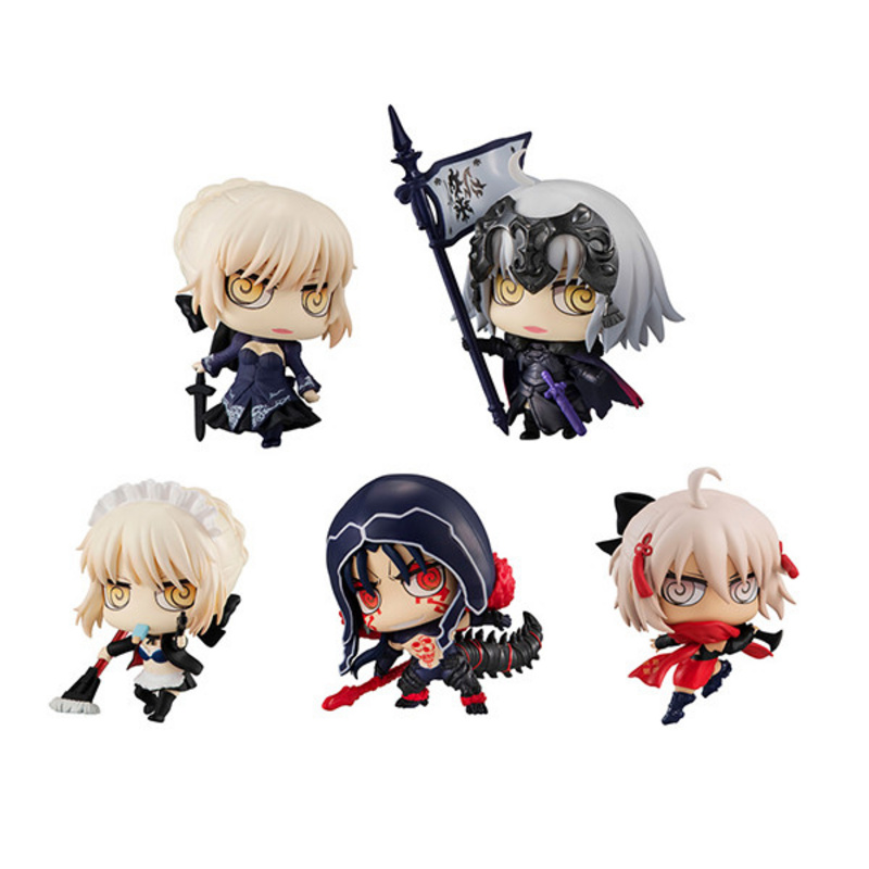 Saber Alter, Jeanne Alter und Co. - Petit Chara! Series Chimi Mega Fate/Grand Order Dai Sandan No. 3 - 6er Set