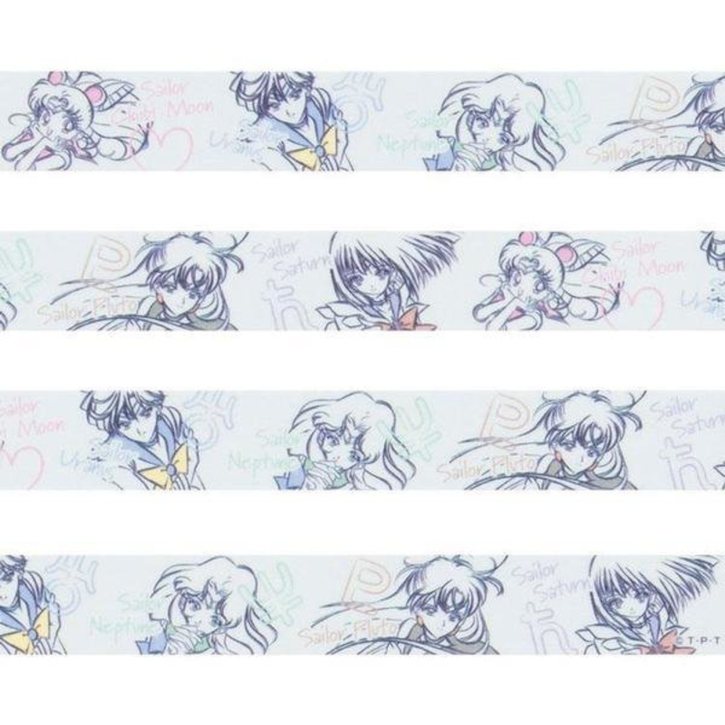 Sailor Moon - Klebeband / Washi Tape /Masking Tape - Outer Senshi