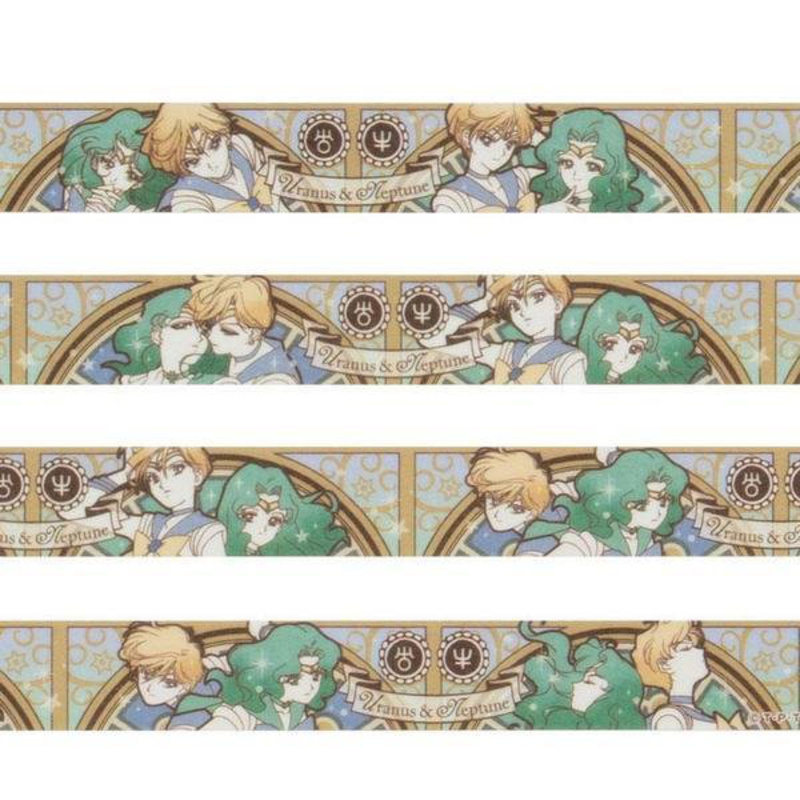 Sailor Moon - Klebeband / Washi Tape /Masking Tape - Sailor Uranus und Sailor Neptun