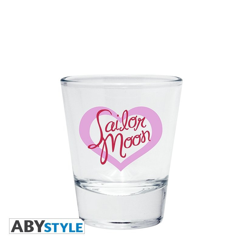 Sailor Moon Logo - Artemis - Luna - Brosch - Premium Schnapsgläser 4er Set