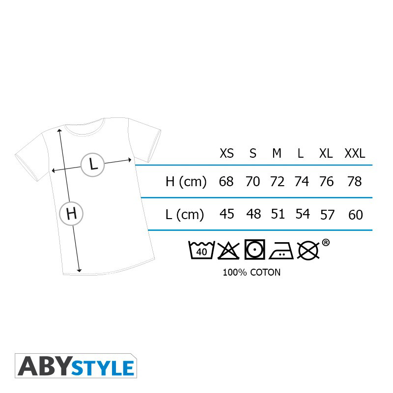 Saitama T-Shirt - Männer Schnitt - Größe S - AbyStyle