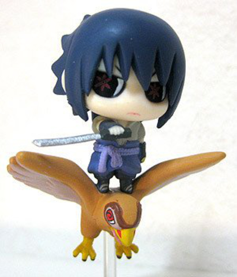 Sasuke Uchiha und Garuda - Mangekyou Sharingan - Beschwörungsjutsu / Kuchiyose no Jutsu - Set 1 - Naruto Petit Chara Land