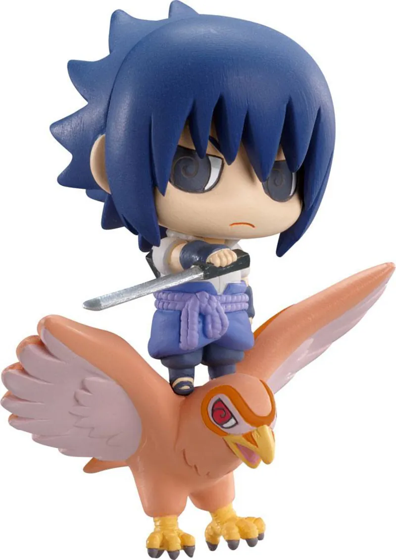 Sasuke Uchiha und Garuda - Normale Version - Beschwörungsjutsu / Kuchiyose no Jutsu - Set 1 - Naruto Petit Chara Land