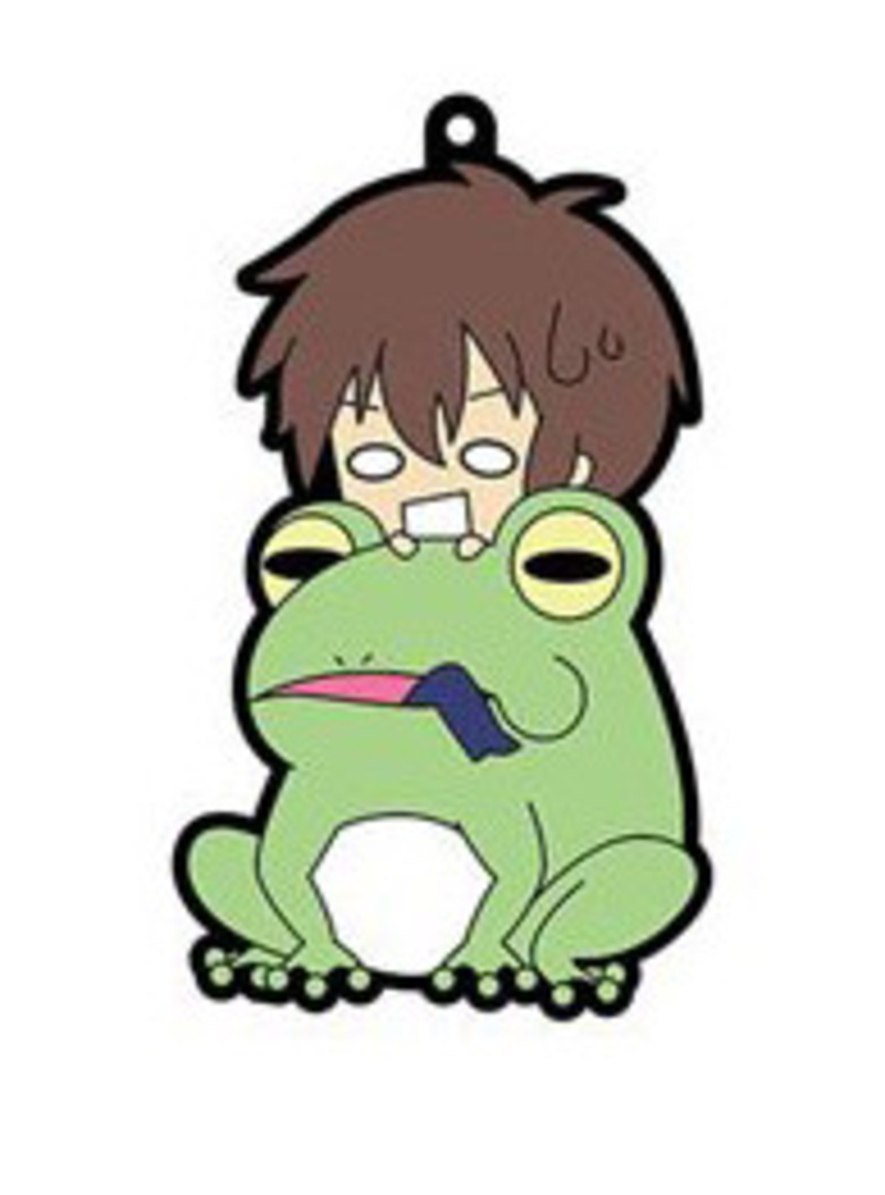 Satou Kazuma mit Frosch - Kono Subarashii Sekai ni Shukufuku wo! CharaRIDE Trading Anhänger