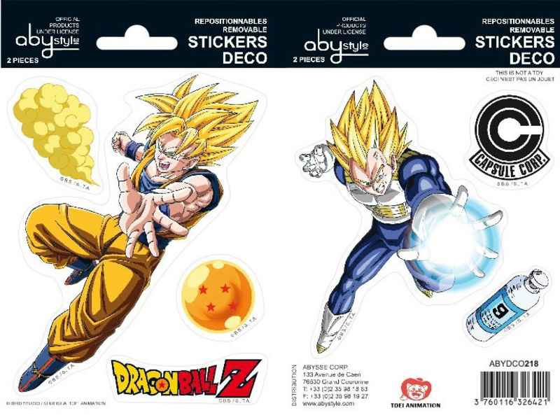 Sayajin - Dragon Ball Z - Mini Sticker Set - ABYStyle