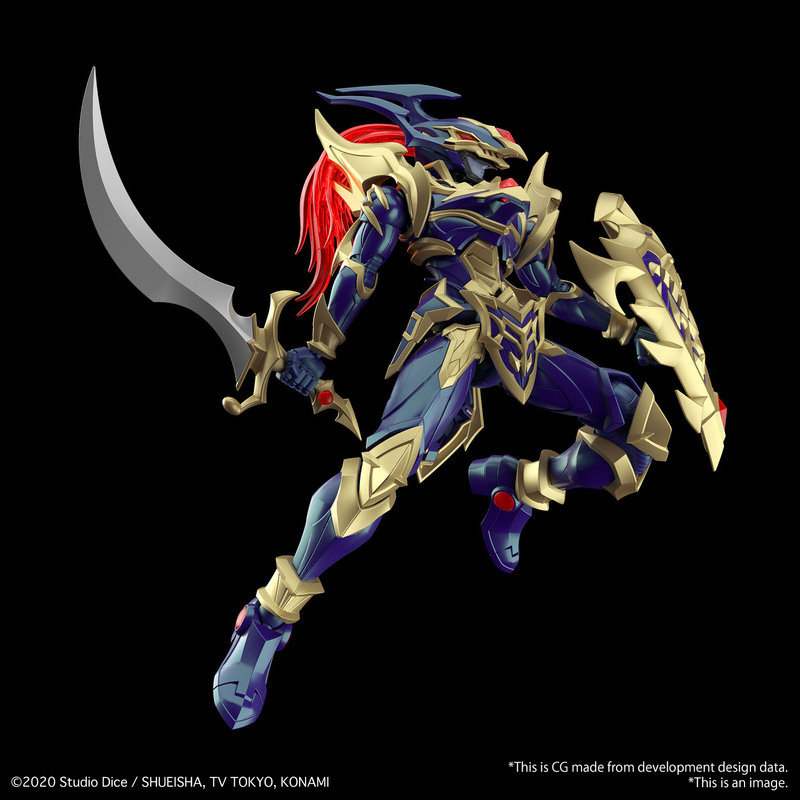 Schwarz glänzender Soldat - Yu-Gi-Oh! Figure-rise Standard Amplified Model Kit - Bandai Spirits