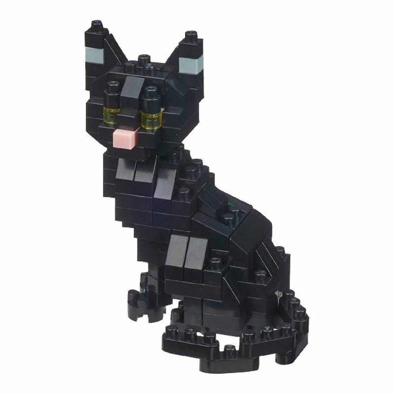 Schwarze Katze - Nanoblock Mini Serie Cat breed - NBC-281