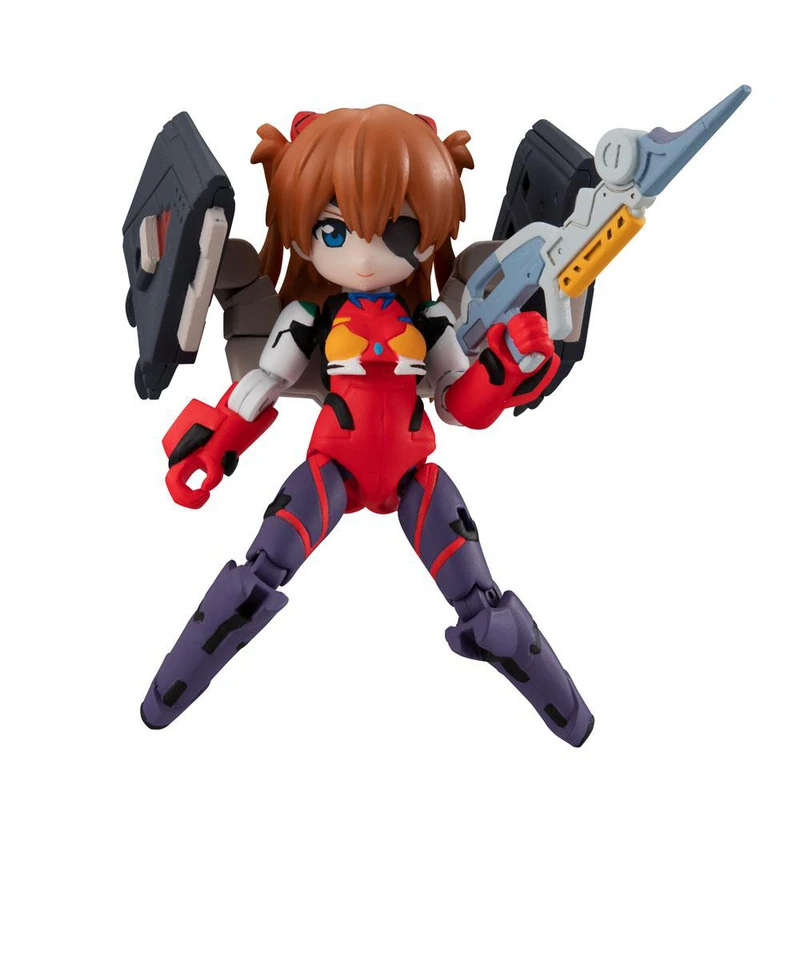 Set (3 Figuren) - Neon Genesis Evangelion Desktop Army Actionfiguren - Megahouse