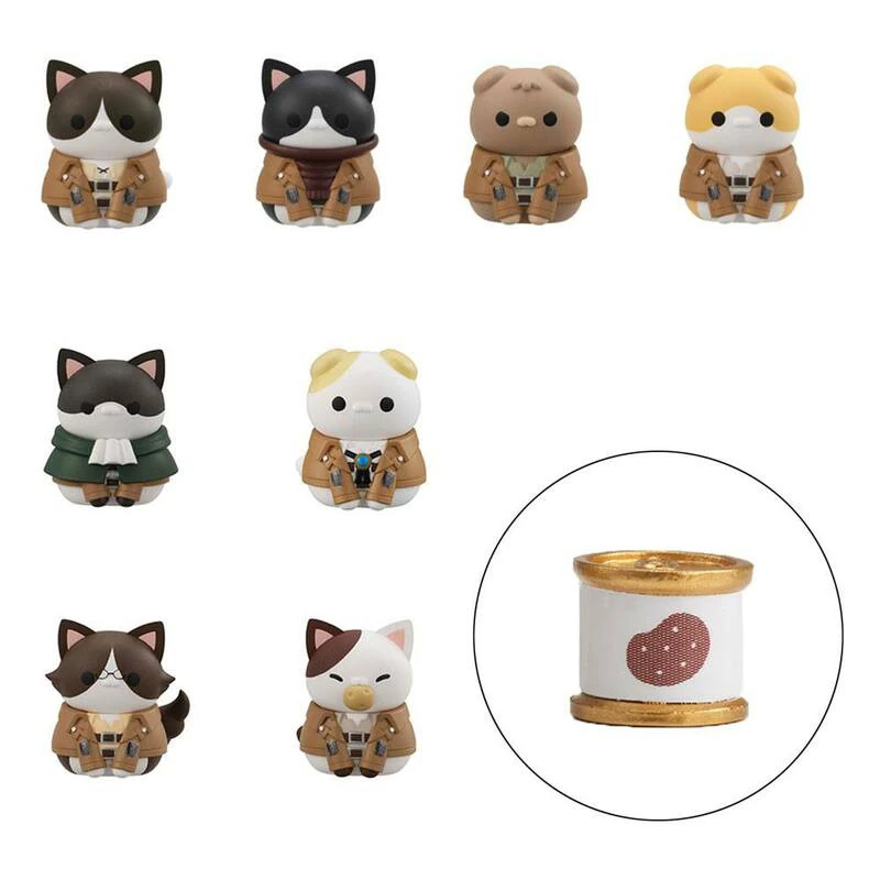 Set - Attack on Titan Mega Cat Project - Gathering Scout Regiment danyan! - Megahouse