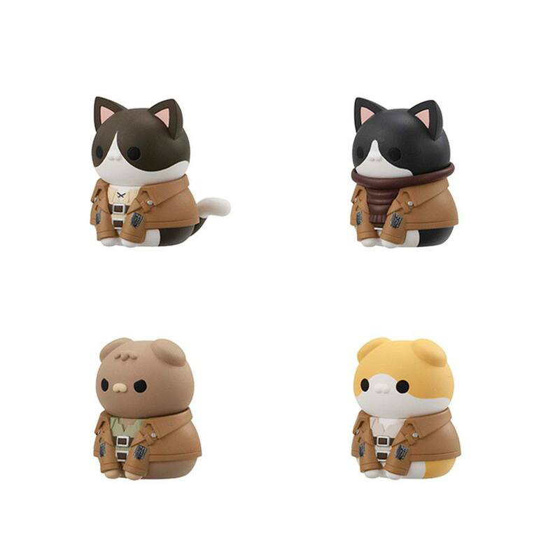 Set - Attack on Titan Mega Cat Project - Gathering Scout Regiment danyan! - Megahouse