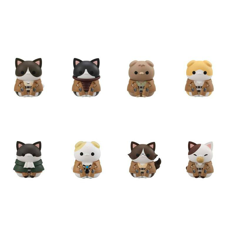 Set - Attack on Titan Mega Cat Project - Gathering Scout Regiment danyan! - Megahouse