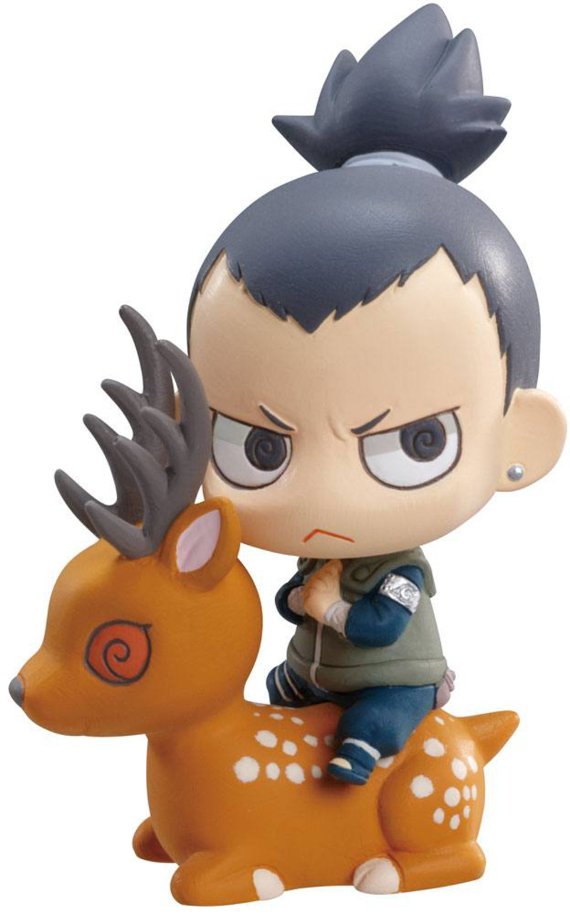 Shikamaru Nara und Rikumaru - Beschwörungsjutsu / Kuchiyose no Jutsu - Set 1 - Naruto Petit Chara Land