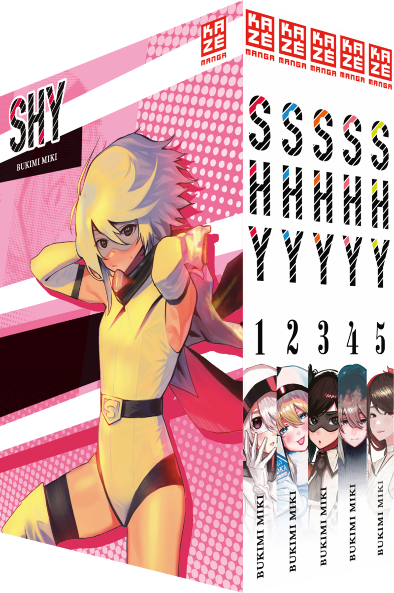 Shy - Kaze - Band 01 - 05 mit Sammelschuber