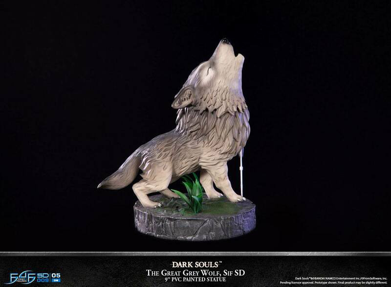 Sif, der Große Grauwolf - Dark Souls SD Statue - First 4 Figures