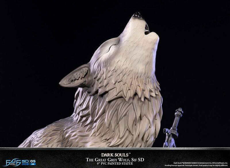 Sif, der Große Grauwolf - Dark Souls SD Statue - First 4 Figures