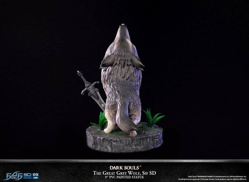 Sif, der Große Grauwolf - Dark Souls SD Statue - First 4 Figures