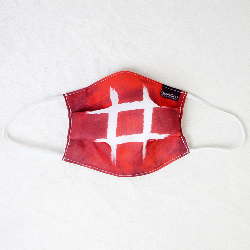 Stoffmaske - Red #/ Roter #